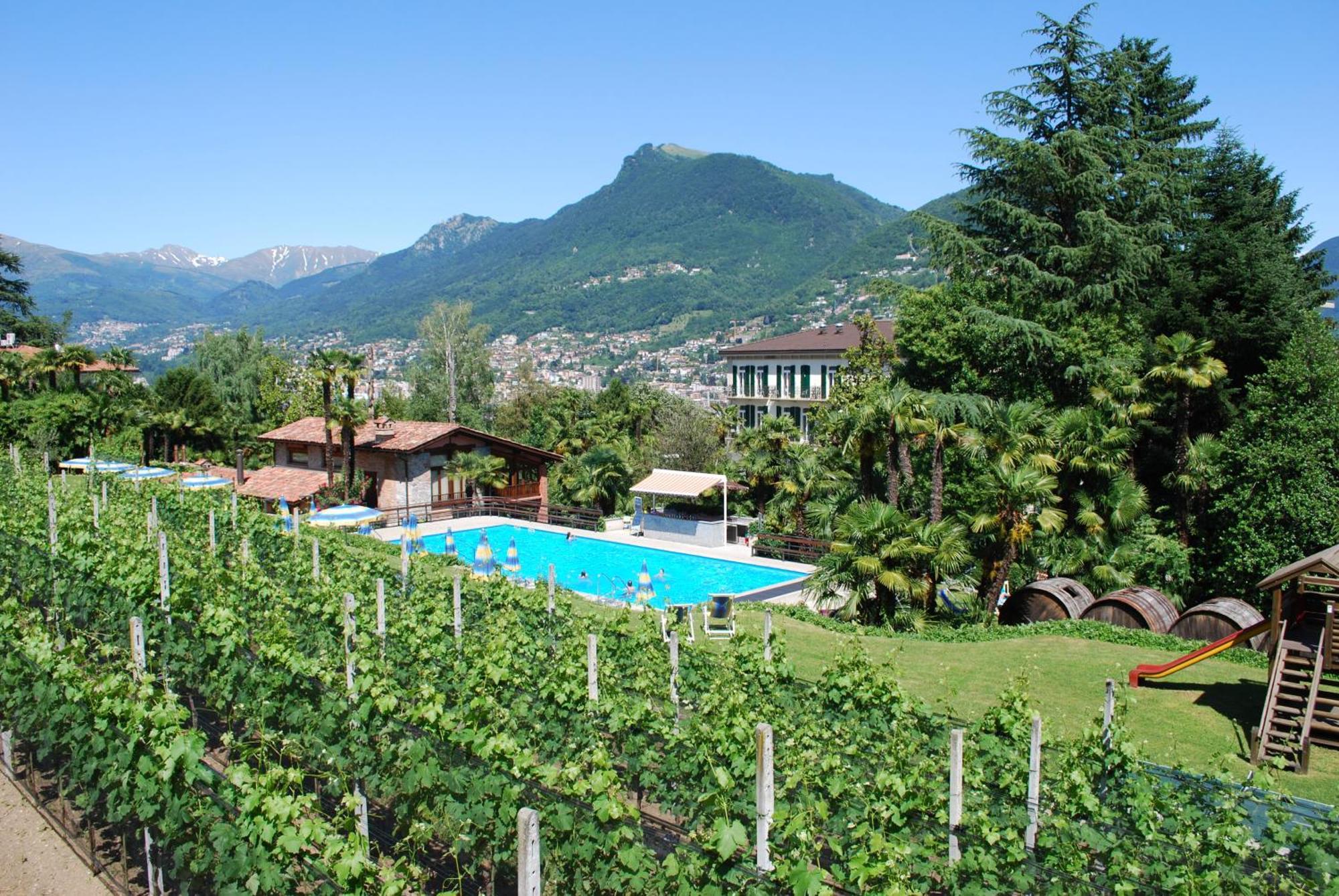 Hotel&Hostel Montarina Lugano Bagian luar foto